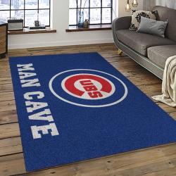 MLB Chicago Cubs Baseball Team Logo Sport Carpet Rectangle Area Rug For Living Room CAC02