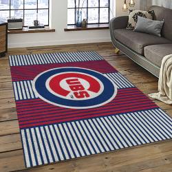 MLB Chicago Cubs Baseball Team Logo Sport Carpet Rectangle Area Rug For Living Room CAC09