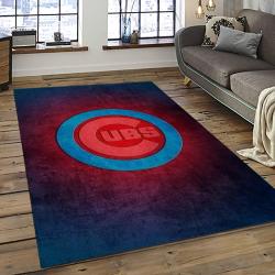 MLB Chicago Cubs Baseball Team Logo Sport Carpet Rectangle Area Rug For Living Room CAC18