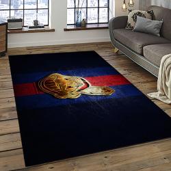 MLB Cleveland Indians Baseball Team Logo Sport Carpet Rectangle Area Rug For Living Room CI32