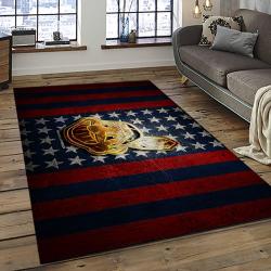 MLB Cleveland Indians Baseball Team Logo Sport Carpet Rectangle Area Rug For Living Room CI34