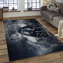 NBA Brooklyn Nets Basketball Team Logo Sport Carpet Rectangle Area Rug For Living Room BRN12
