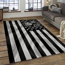 NBA Brooklyn Nets Basketball Team Logo Sport Carpet Rectangle Area Rug For Living Room BRN15