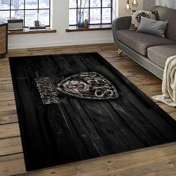 NBA Brooklyn Nets Basketball Team Logo Sport Carpet Rectangle Area Rug For Living Room BRN22