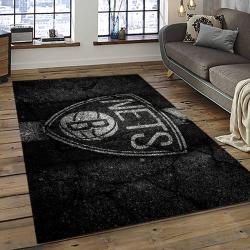 NBA Brooklyn Nets Basketball Team Logo Sport Carpet Rectangle Area Rug For Living Room BRN29