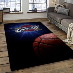 NBA Cleveland Cavaliers Basketball Team Logo Sport Carpet Rectangle Area Rug For Living Room CCA1