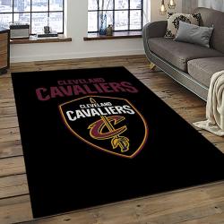 NBA Cleveland Cavaliers Basketball Team Logo Sport Carpet Rectangle Area Rug For Living Room CCA13