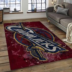 NBA Cleveland Cavaliers Basketball Team Logo Sport Carpet Rectangle Area Rug For Living Room CCA16