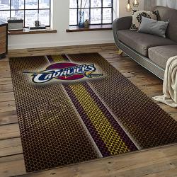 NBA Cleveland Cavaliers Basketball Team Logo Sport Carpet Rectangle Area Rug For Living Room CCA22