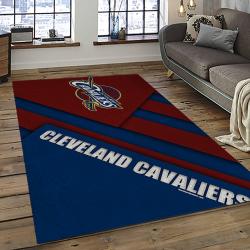 NBA Cleveland Cavaliers Basketball Team Logo Sport Carpet Rectangle Area Rug For Living Room CCA27