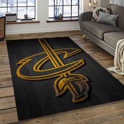 NBA Cleveland Cavaliers Basketball Team Logo Sport Carpet Rectangle Area Rug For Living Room CCA33