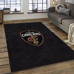 NBA Cleveland Cavaliers Basketball Team Logo Sport Carpet Rectangle Area Rug For Living Room CCA34