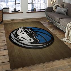 NBA Dallas Mavericks Basketball Team Logo Sport Carpet Rectangle Area Rug For Living Room DMR16