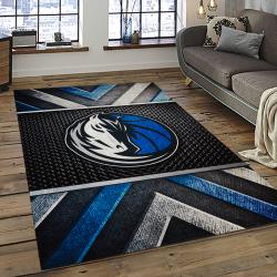 NBA Dallas Mavericks Basketball Team Logo Sport Carpet Rectangle Area Rug For Living Room DMR2