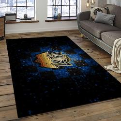 NBA Dallas Mavericks Basketball Team Logo Sport Carpet Rectangle Area Rug For Living Room DMR28