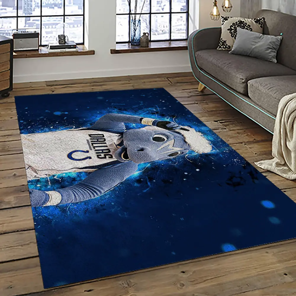 NBA Dallas Mavericks Basketball Team Logo Sport Carpet Rectangle Area Rug For Living Room DMR40