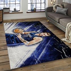 NBA Dallas Mavericks Basketball Team Logo Sport Carpet Rectangle Area Rug For Living Room DMR44
