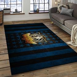 NBA Dallas Mavericks Basketball Team Logo Sport Carpet Rectangle Area Rug For Living Room DMR46