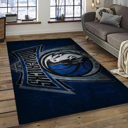 NBA Dallas Mavericks Basketball Team Logo Sport Carpet Rectangle Area Rug For Living Room DMR47