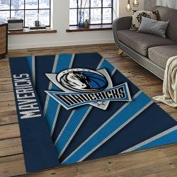 NBA Dallas Mavericks Basketball Team Logo Sport Carpet Rectangle Area Rug For Living Room DMR8