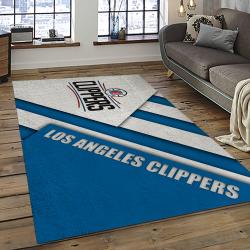 NBA Los Angeles Clippers Basketball Team Logo Sport Carpet Rectangle Area Rug For Living Room LAC14