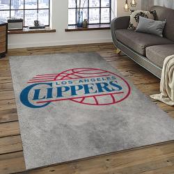 NBA Los Angeles Clippers Basketball Team Logo Sport Carpet Rectangle Area Rug For Living Room LAC18