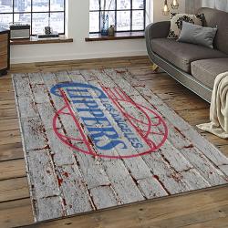 NBA Los Angeles Clippers Basketball Team Logo Sport Carpet Rectangle Area Rug For Living Room LAC19