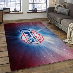 NBA Los Angeles Clippers Basketball Team Logo Sport Carpet Rectangle Area Rug For Living Room LAC23