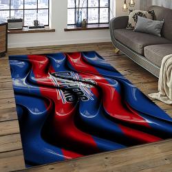 NBA Los Angeles Clippers Basketball Team Logo Sport Carpet Rectangle Area Rug For Living Room LAC26