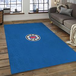 NBA Los Angeles Clippers Basketball Team Logo Sport Carpet Rectangle Area Rug For Living Room LAC27