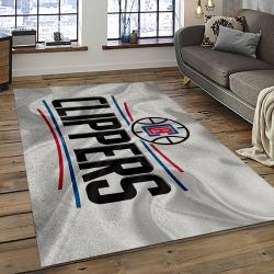 NBA Los Angeles Clippers Basketball Team Logo Sport Carpet Rectangle Area Rug For Living Room LAC32