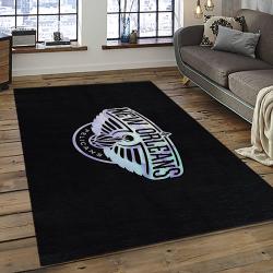 NBA New Orleans Pelicans Basketball Team Logo Sport Carpet Rectangle Area Rug For Living Room NOP13