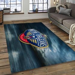 NBA New Orleans Pelicans Basketball Team Logo Sport Carpet Rectangle Area Rug For Living Room NOP20