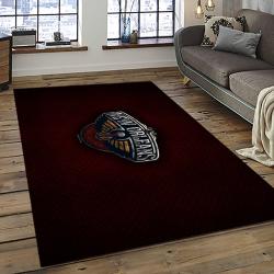NBA New Orleans Pelicans Basketball Team Logo Sport Carpet Rectangle Area Rug For Living Room NOP26