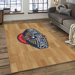 NBA New Orleans Pelicans Basketball Team Logo Sport Carpet Rectangle Area Rug For Living Room NOP31