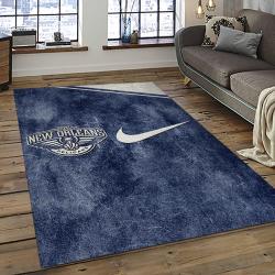 NBA New Orleans Pelicans Basketball Team Logo Sport Carpet Rectangle Area Rug For Living Room NOP4