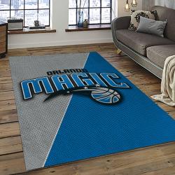 NBA Orlando Magic Basketball Team Logo Sport Carpet Rectangle Area Rug For Living Room OLM1