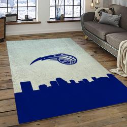 NBA Orlando Magic Basketball Team Logo Sport Carpet Rectangle Area Rug For Living Room OLM10