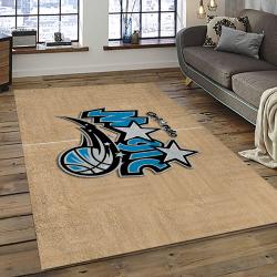 NBA Orlando Magic Basketball Team Logo Sport Carpet Rectangle Area Rug For Living Room OLM15