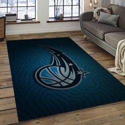 NBA Orlando Magic Basketball Team Logo Sport Carpet Rectangle Area Rug For Living Room OLM17
