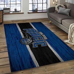 NBA Orlando Magic Basketball Team Logo Sport Carpet Rectangle Area Rug For Living Room OLM28