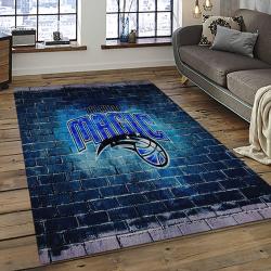 NBA Orlando Magic Basketball Team Logo Sport Carpet Rectangle Area Rug For Living Room OLM4