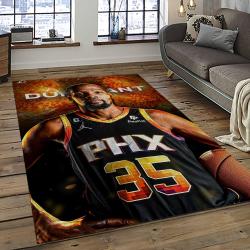 NBA Phoenix Suns Basketball Team Logo Sport Carpet Rectangle Area Rug For Living Room PS18
