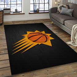 NBA Phoenix Suns Basketball Team Logo Sport Carpet Rectangle Area Rug For Living Room PS19