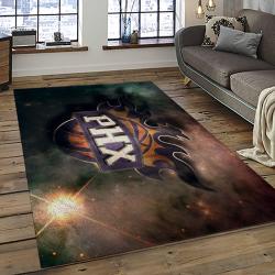 NBA Phoenix Suns Basketball Team Logo Sport Carpet Rectangle Area Rug For Living Room PS2