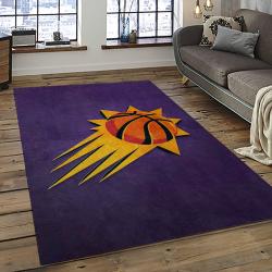 NBA Phoenix Suns Basketball Team Logo Sport Carpet Rectangle Area Rug For Living Room PS22