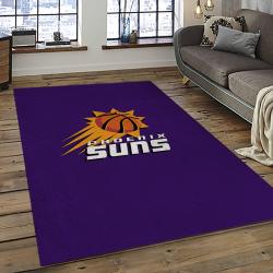 NBA Phoenix Suns Basketball Team Logo Sport Carpet Rectangle Area Rug For Living Room PS27