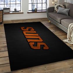 NBA Phoenix Suns Basketball Team Logo Sport Carpet Rectangle Area Rug For Living Room PS31