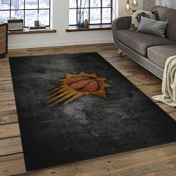 NBA Phoenix Suns Basketball Team Logo Sport Carpet Rectangle Area Rug For Living Room PS34