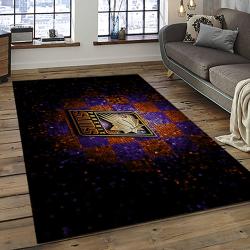 NBA Phoenix Suns Basketball Team Logo Sport Carpet Rectangle Area Rug For Living Room PS39